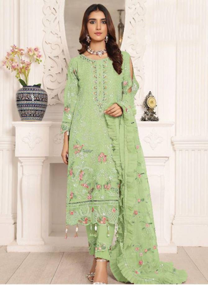 ALK ALIZEH 1 Heavy Designer Fancy Festive Wear Georgette Pakistani Suits Collection